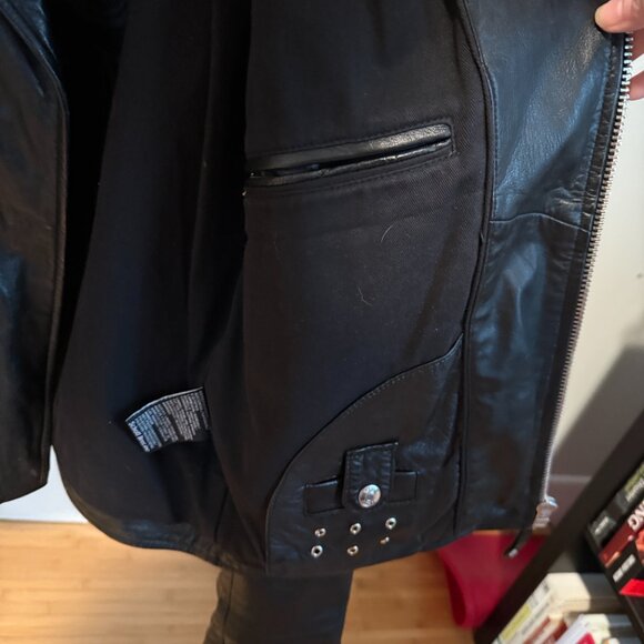 USA Schott Perfecto Black Lambskin Leather Jacket LC1140 - Picture 8 of 10